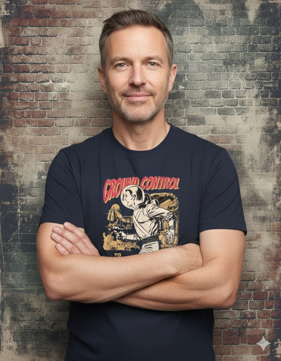 Ground Control to Your Wardrobe: Why the Major Tom Space Oddity Tee is the Ultimate Tribute to Bowie