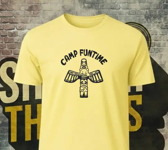 Camp Funtime 1970s – Classic Unisex Graphic Tee Shrewd Threads
