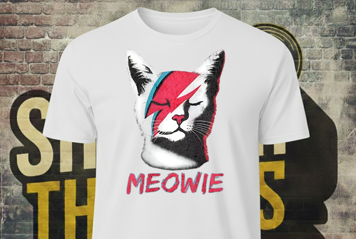 Meowie Premium Cat Music Unisex Tee