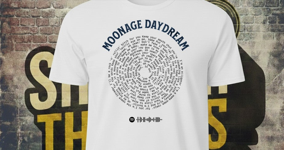 David Bowie Moonage Daydream Unisex Vinyl Tee