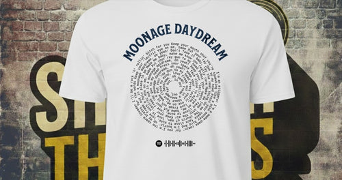David Bowie Moonage Daydream Unisex Vinyl Tee