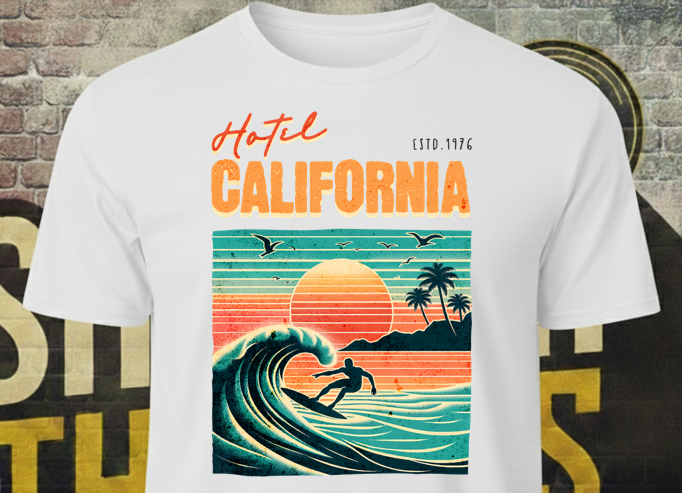 Hotel California Waves T-Shirt
