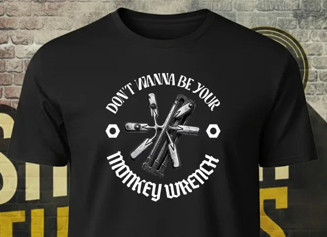 Monkey Wrench Inspired T-Shirt – Unisex Premium Graphic Rock Tee Shrewd Threads