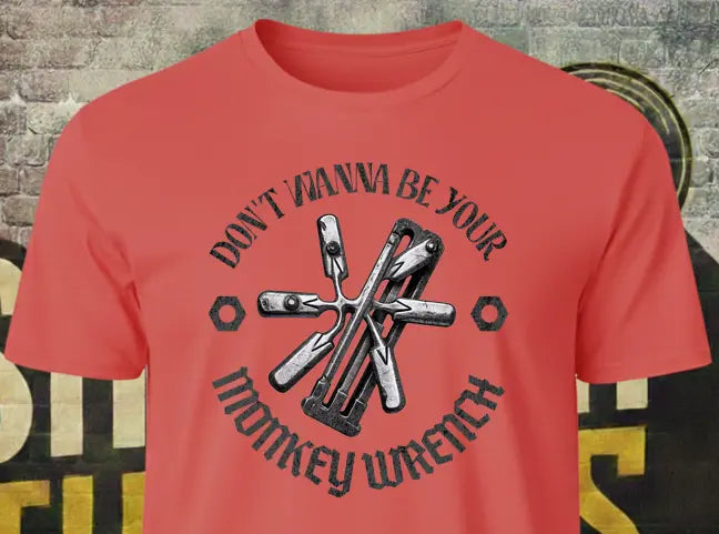 Monkey Wrench Inspired T-Shirt – Unisex Premium Graphic Rock Tee Shrewd Threads