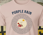 Purple Rain Unisex Vinyl Lyric Tee
