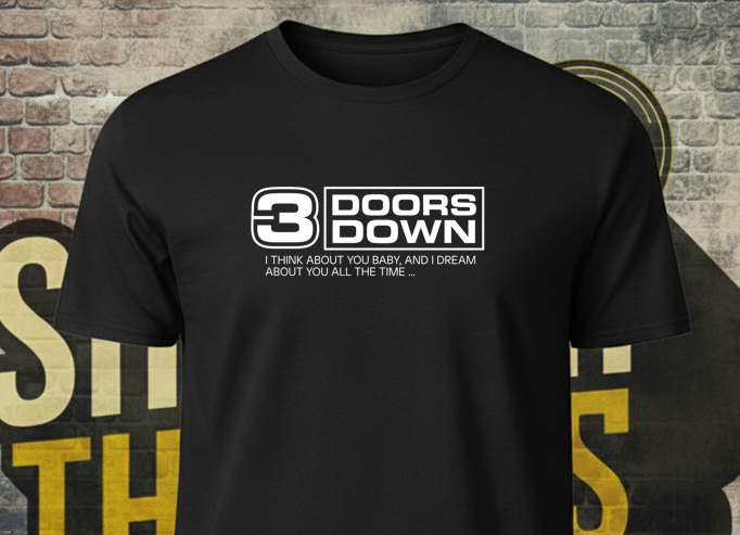 3 Doors Down - Here Without You Lyrics Unisex Tee