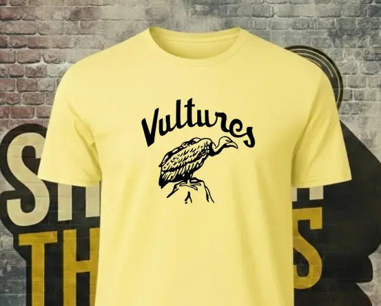Vultures 1970's Inspired Unisex T-Shirt – Classic Unisex Graphic Tee Shrewd Threads