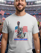 Soccer 2026 Statue & Cup Premium Unisex Tee